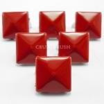  50x11mm RED Color PYRAMID Studs Pu..
