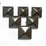 50pcs 1/2inches BROWN PYRAMID Studs..