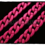 Fuchsia Pink Chunky Chain Acrylic L..