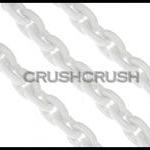  WHITE Chunky Chain Plastic Link Ne..