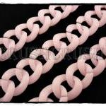 50pcs Baby Acrylic Chunky Link Chain Baby Pink..