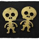  6pcs Antique Brass Baby Skeleton S..