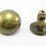10x15mm Brass DOMED RIVETS Leather ..
