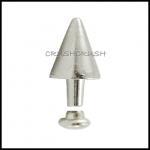  15pcs 8mm Silver Cone SPIKES RIVET..