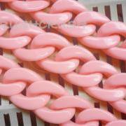  Light Rose Chunky Chain Plastic Link Necklace Craft DIY 30 inches A64