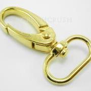  5pcs Gold Trigger Snap Hooks: For Keychains and Craft Making Lobster Swivel Clasps HO1033