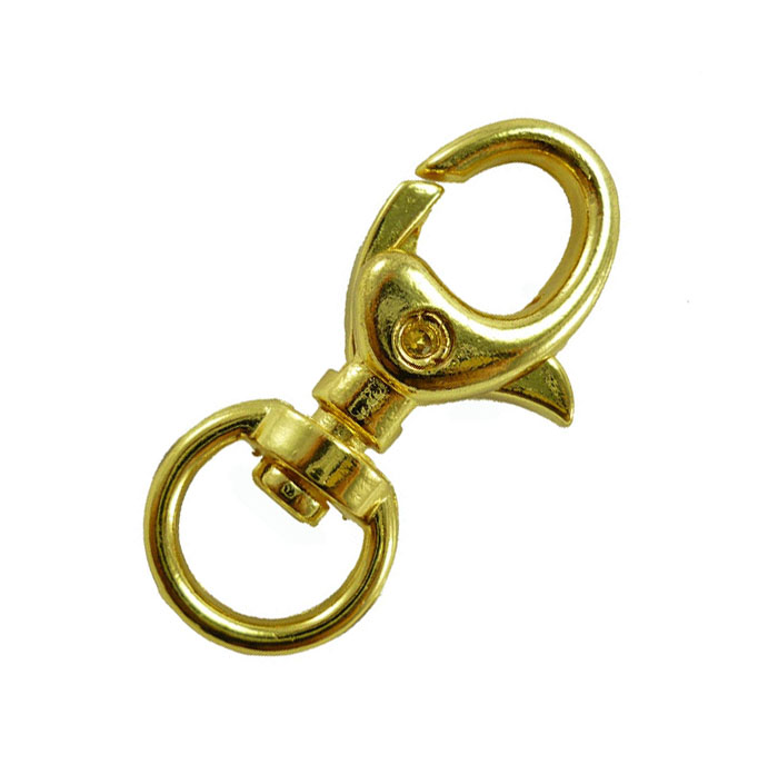 4pcs Gold Swivel Trigger Clips SNAP HOOK Clasps Lobster (Thick Quality) HO14
