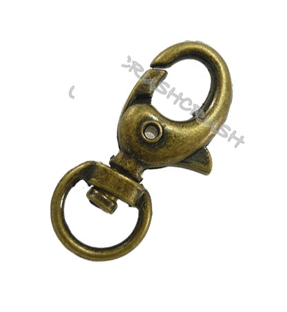 4pcs Brass Swivel Trigger Clips SNAP HOOK Clasps Lobster (Thick Quality) HO14