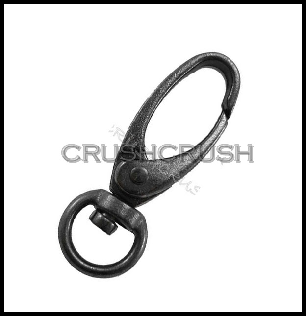  5pcs Gunmetal Trigger Snap Hooks: For Keychains and Craft Making Lobster Swivel Clasps HO1344