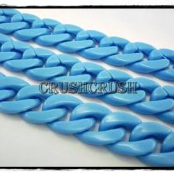  Blue Chunky Chain Plastic..